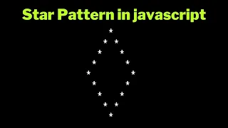 Hollow Diamond Pattern in javascript for loop in js Papa Developer