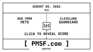 New York Mets NYM Cleveland Guardians CLE MLB Final Box Score AUGUST 05 2026
