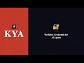 KYA Verifiable Credentials for AI Agents