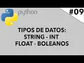 Tipos de datos en Python STRING - INT