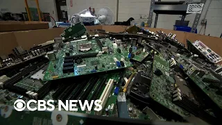 Inside a recycling firm for electronic waste
