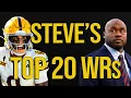 Steve Smith s Top 20 Wide Receivers 2026 NFL Draft