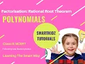 Polynomials Class 9 Part 16 Rational Root Theorem Problem SmartKidz Maths Chapter 2 NCERT