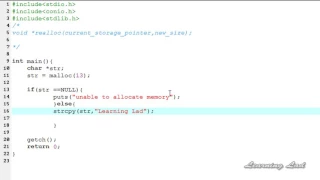 71 C Programming Language Tutorials for Beginners realloc Function
