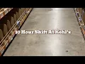 Come With Me At My 10 Hour Shift At Kohl s Warehouse Work With Me