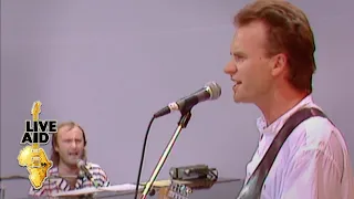 Phil Collins Sting Long Long Way To Go Live Aid 1985 