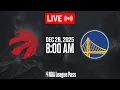 Lagu NBA LIVE! Toronto Raptors vs Golden State Warriors | December 28, 2025 | NBA Today 2K26 Gameplay
