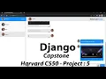 CS50 Final Project Capstone - CS50 s Web Programming with Python and JavaScript