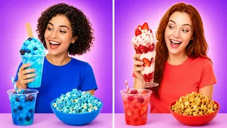 DÉFI CUISINE ROSE VS BLEU 🩷🔵 Qui Prépare le Meilleur Plat ? | Astuces Cuisine 123 GO!