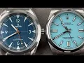 Download Lagu Rolex Oyster Perpetual vs Omega Seamaster Railmaster - Tiffany Blue vs Blue Denim
