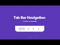 How to create Tab Bar Navigation in html Html CSS Javascript