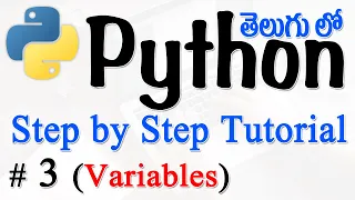 Python Tutorials For Beginners in Telugu - Tutorial 3