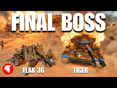 They HATED My Tiger + Flak 36 Combination! - 4vs4 - Afrikakorps - Company of Heroes 3