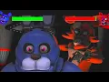 SFM FNaF VR Foxy vs VR Bonnie WITH Healthbars