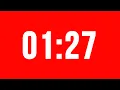 1 Minute 27 Second Timer With Alarm Without Music
