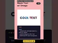 Mask Text with Image
