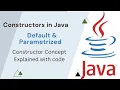 What are Constructor in Java Default Constructor and parametrized constructor Debugger Academy