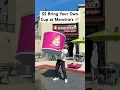 Menchie s has 5 bring your own cup so I made a massive cup of frozen yogurt
