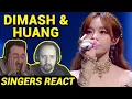 Download Lagu Dimash \u0026 Huang Xiaoyun - Red Moon Rules REACTION | Singers React