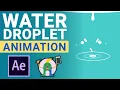 How to animate a water Droplet in After Effects After Effects Tutorial