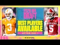 The BEST players available ahead of Day 2 of the 2026 NFL Draft