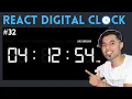 Create a Digital Clock using React JS in Hindi React Mini Project