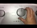 Whirlpool top load washer diagnostic led code