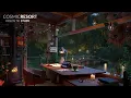 Rain Sounds for Studying - Cozy Cabin Ambience with Gentle Rain & Forest View - Evening Version