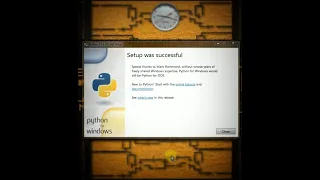 Python Software Installation and Testing Windows 7 32 bit