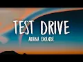 Download Lagu Ariana Grande - test drive (Lyrics)
