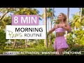 Download Lagu 8 MIN PAM’S MORNING ROUTINE - QiGong, deep breathing, lymphatic activation, body tapping, stretching