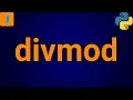 Python divmod