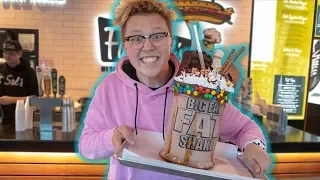 INSANE GIANT MILKSHAKE CHALLENGE Food Dude Ep 32
