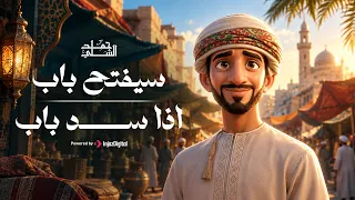 سيفتح باب اذا سد باب | أداء حمد الشلي