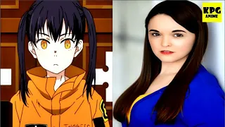fire force characters voice actors english dub