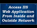 Lagu How To Open a port on IIS - Access from inside and outside network