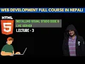 HTML Tutorial - Installing VS Code Live Server Web Development Nepali Course