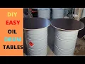 How To Make A DIY Oil Drum Table