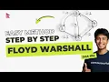Floyd Warshall Algorithm Solved Example All Pairs Shortest Path DAA in Nepali