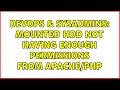 DevOps SysAdmins Mounted D not having enough permissions from