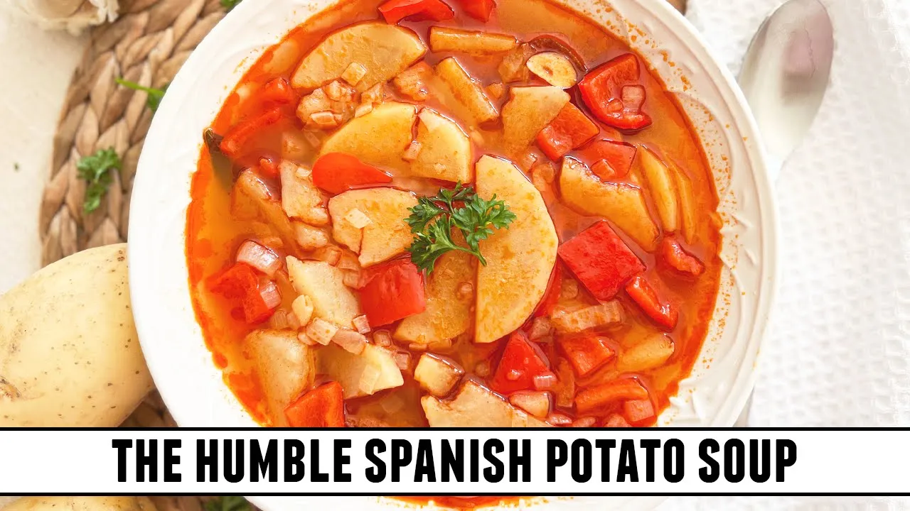 The HUMBLE Spanish Potato Soup   Sopa de Patatas Extremea Recipe