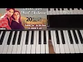 Download Lagu chand tare phool Shabnam on harmonium organ Play piano tutorial piano cover keyboard player Ajay
