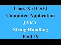 JAVA String Handling Part 19 Alphabetic Pattern