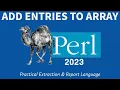 Perl Programming - Array Name Push Scalar Length 2023