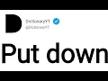 Put down Meaning in English