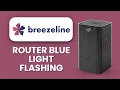 Breezeline Router Blue Light Flashing Internet Connection Fix