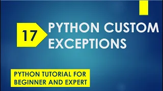 python custom exceptions python custom exception handling custom exception class tutorial