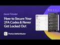 Proton Authenticator Tutorial How to Secure Your 2FA Codes Never Get Locked Out of Your Account