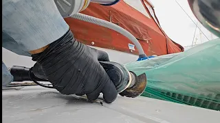 I cut pieces off my boat to make it easier to dock