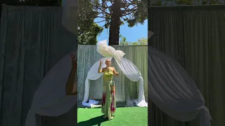 A dreamy ceremony setup by kattyferretti that feels like magic